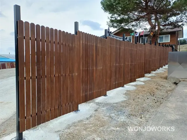 울타리 시공 사례 2