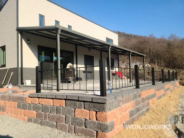 주택 난간 시공 사례 2